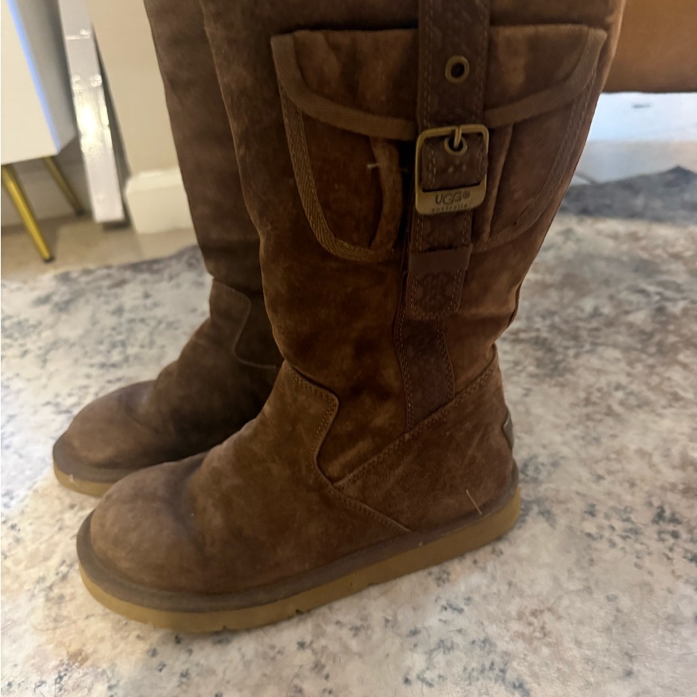 UGG Women's Brown Suede Winter Boots